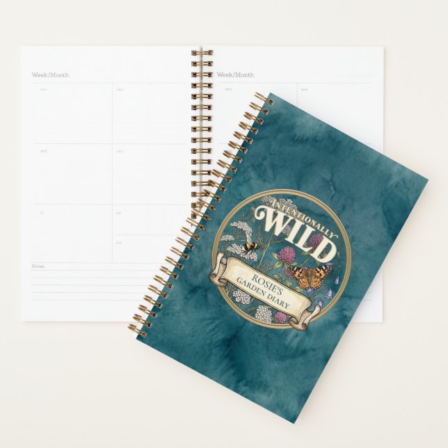 Teal Wildgartenplaner - Individuelles Tagebuch (Anzeige)