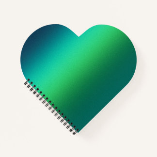 Tealgrün verlaufender abstrakter Hintergrund Moder Notizbuch