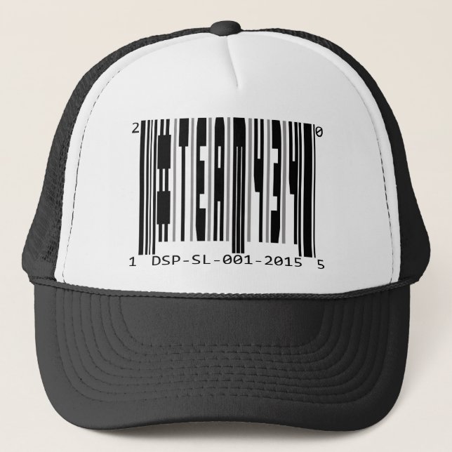 #TEAM434 - BARCODE TRUCKERKAPPE (Vorderseite)