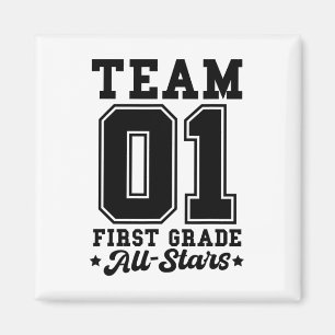 Team 1st Grade All-Stars Zurück zur Schule Sport J Magnet