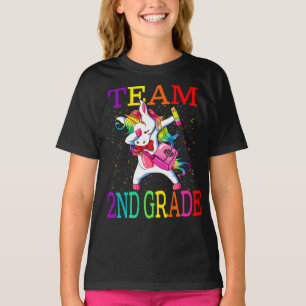 Team 2. Klasse zurück zur Schule Unicorn T-Shirt
