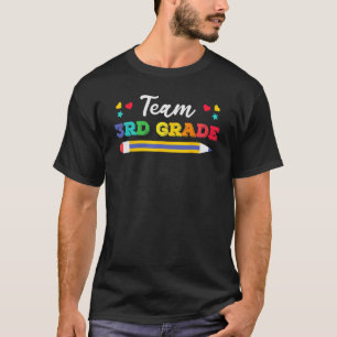 Team 3. Klasse Stift zurück zum Schullehrer T-Shirt