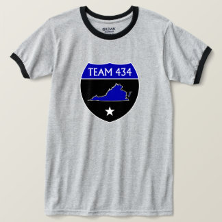 TEAM 434 - CTOP - Blaues T-Shirt