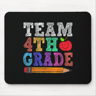 Team 4. Klasse Lehrer Lustig Zurück zur Schule Mousepad