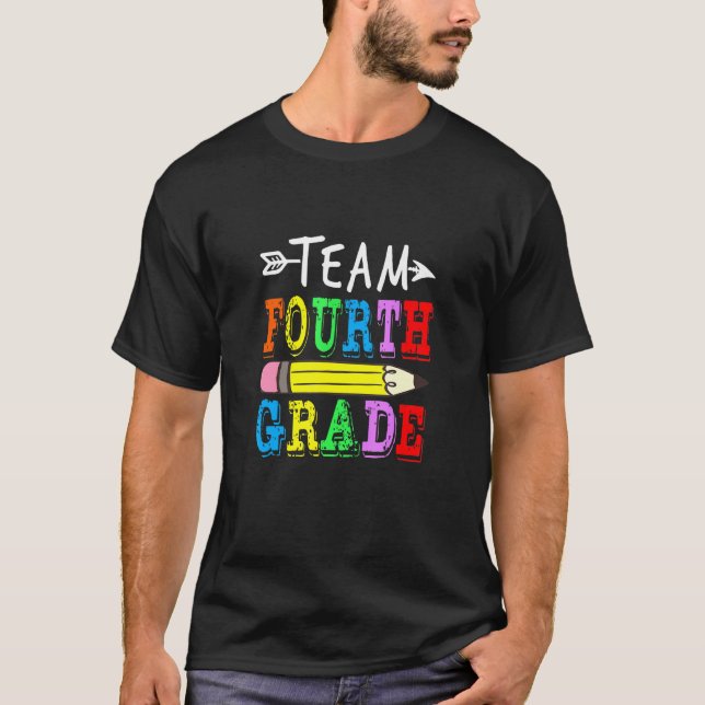 Team 4. Klasse zurück zur Schule 2021 2022 für Boy T-Shirt (Vorderseite)