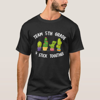 Team 5th Grad Kaktus Pflanze Crew zurück zur Schul T-Shirt