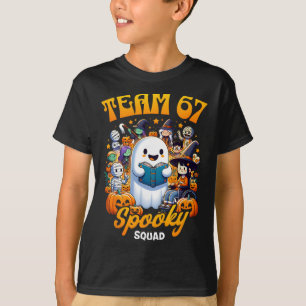 Team 67 Grusel-Truppe Lustiges Sechs Sieben Meme 6 T-Shirt