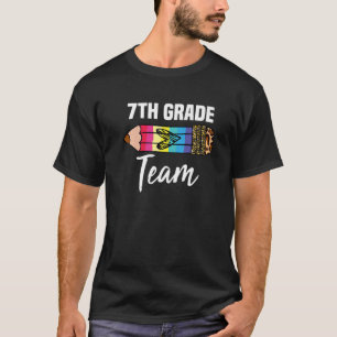 Team 7. Klasse farbiger Leopardenstift zurück bis T-Shirt