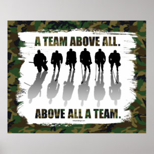 Team Above All (Hockey) Poster