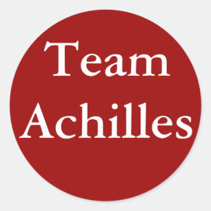 Team-Achilleus-Aufkleber Runder Aufkleber