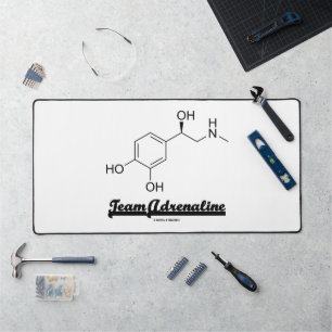 Team Adrenalin Chemical Molecule Spaß Schreibtischunterlage