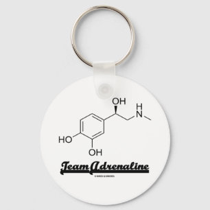 Team-Adrenaline (chemischer Molekül-Spaß) Schlüsselanhänger