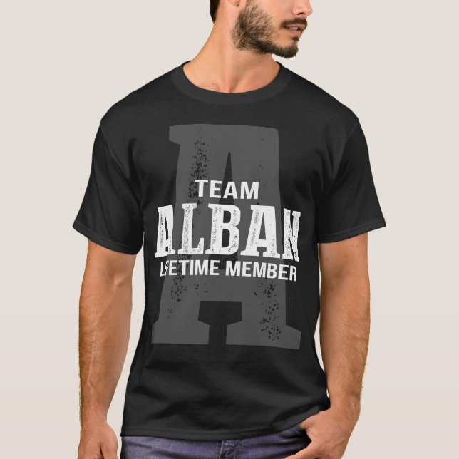Team ALBAN Lifetime-Mitglied T-Shirt (Vorderseite)