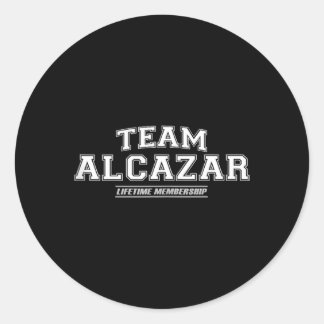 Team Alcazar _ Stolz Familie Nachname Nachname Ges Runder Aufkleber
