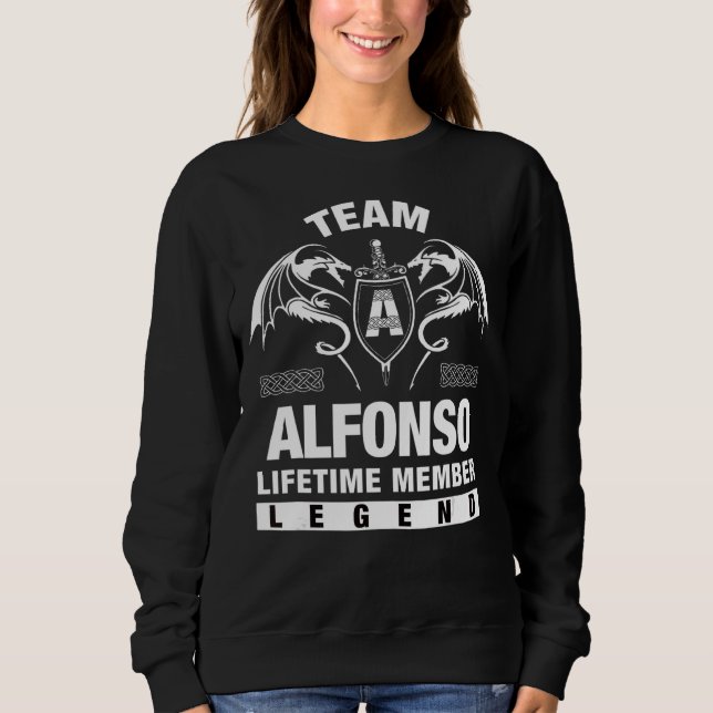 Team Alfonso Lifetime-Mitglied Sweatshirt (Vorderseite)