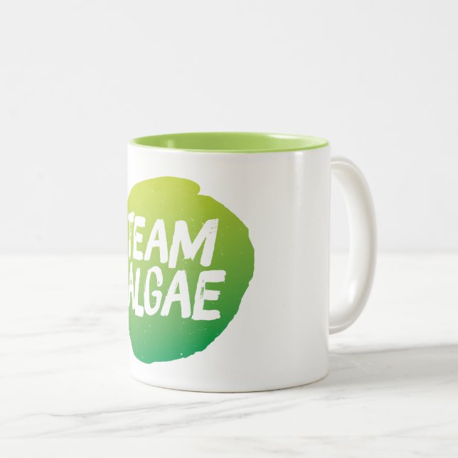 Team Algae Zweifarben-Kaffeetasse Zweifarbige Tasse (VorderseiteRechts)