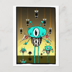 Team Alien 2012 Postkarte