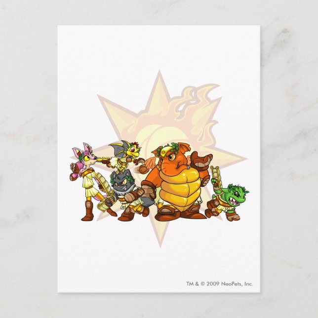 Team Altador Postkarte (Vorderseite)