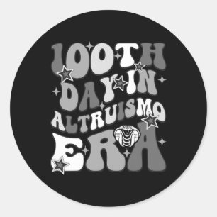 Team Altruismo gibt glücklichen 100. Tag der Schul Runder Aufkleber