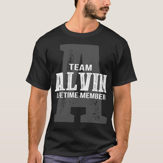 Team Alvin Lifetime-Mitglied T-Shirt (Vorderseite)