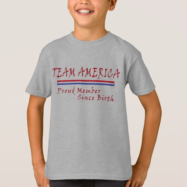 Team America 3 Kids Shirt (Vorderseite)