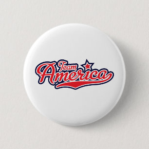 Team Amerika - GEHEN USA! Button