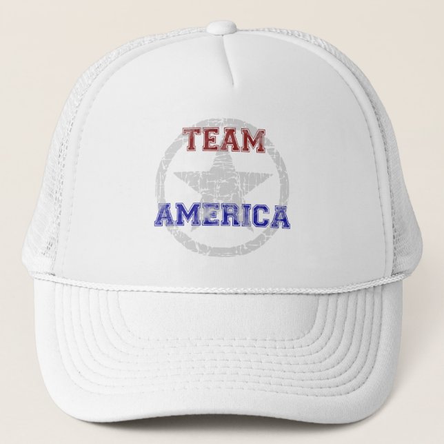 Team Amerika Truckerkappe (Vorderseite)