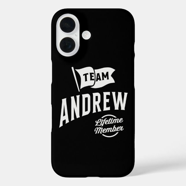 Team Andrew Lifetime Mitglied Case-Mate iPhone Hülle (Rückseite)