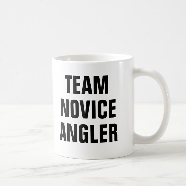 Team Anfänger-Angler Kaffeetasse (Rechts)