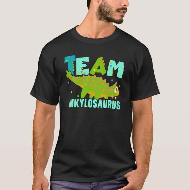Team Ankylosaurus Future Paleontologist Dinosaur T-Shirt (Vorderseite)