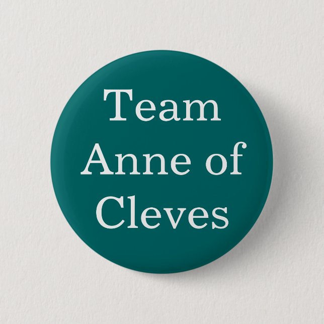 Team Anne von Cleves Button (Vorderseite)