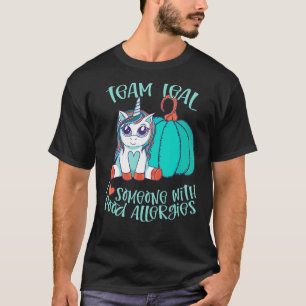 Team Aquamarin I Liebe Jemand mit Lebensmittelalle T-Shirt