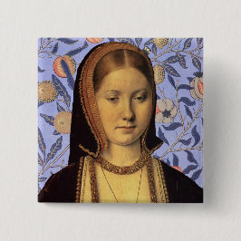 Team Aragon - Portrait Königin Catherine von Arago Button