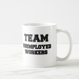Team-arbeitslose Arbeitskräfte Tasse
