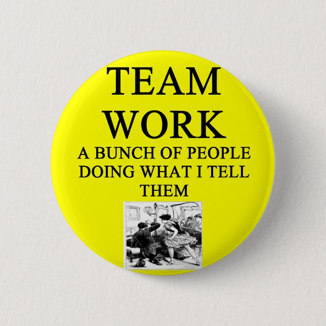 TEAM-Arbeitswitz Button (Vorderseite)