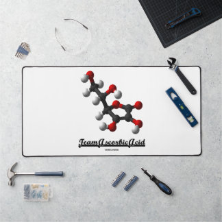 Team Ascorbinsäure (Chemische Molekül Vitamin C) Schreibtischunterlage