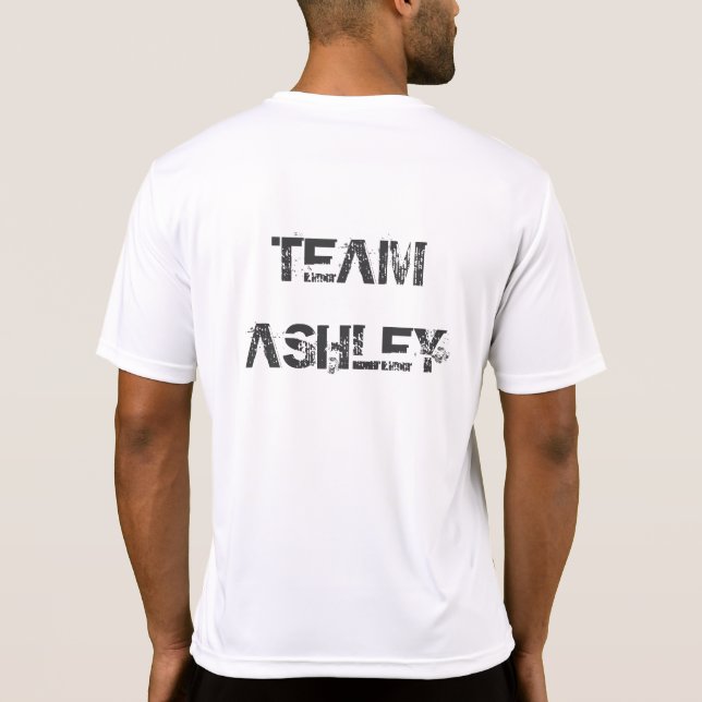 Team Ashley Shirt - der Sport der Männer (Rückseite)