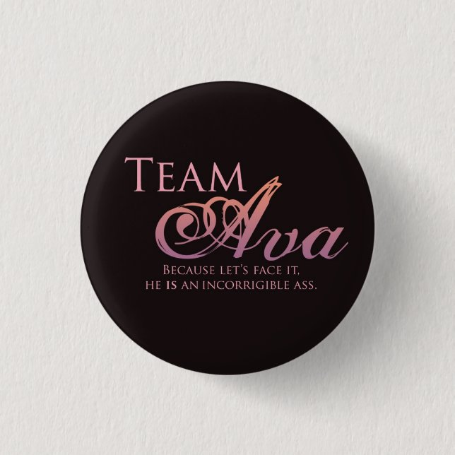 Team Ava Knopf Button (Vorderseite)