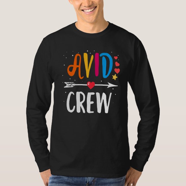 Team Avid Program Educator Lehrerin Cr T-Shirt (Vorderseite)