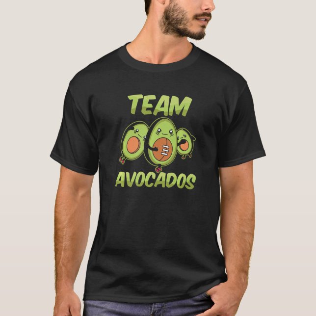 Team Avocados Cute  Avocado Sayings T-Shirt (Vorderseite)