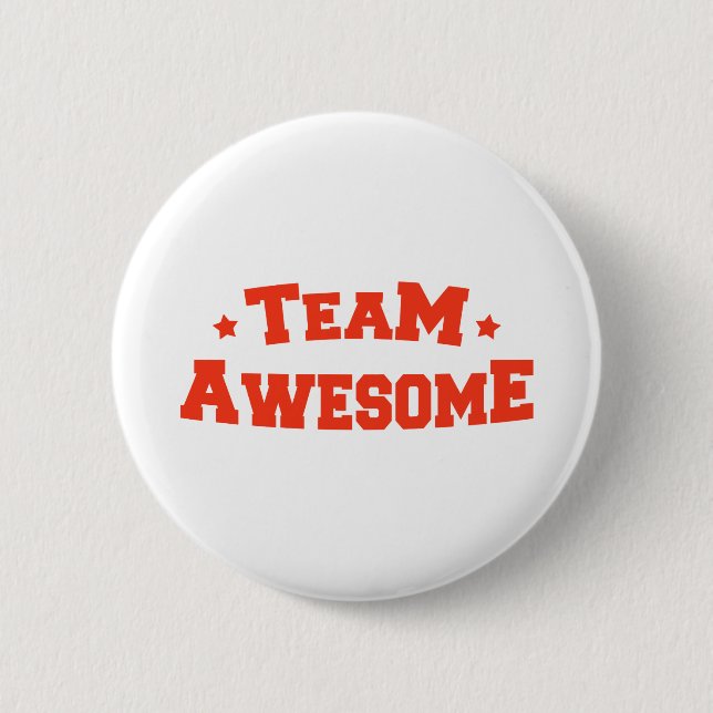 Team Awesome Button (Vorderseite)