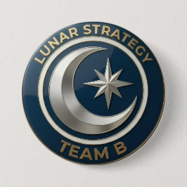 Team B Mond-Strategie-Emblem | Mond- & Stern-Anfüh Button