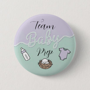 Team Baby Prep Nesting Gastgeschenk für Outfit Button