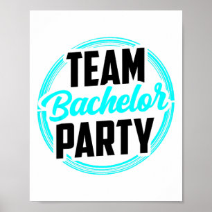 Team Bachelor Party Bridge Groom 2 Poster