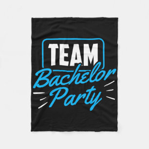 Team Bachelor Party Bridge Raum 1 Fleecedecke