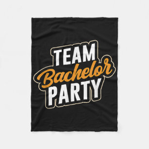 Team Bachelor Party Bridge Raum _4 Fleecedecke