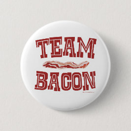 Team Bacon Fun Frühstück Lebensart Button