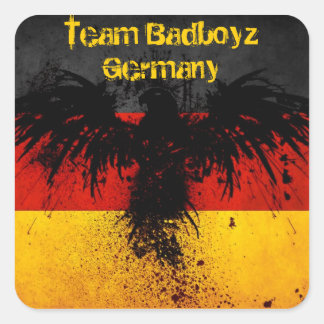Team Badboyz Deutschland Grunge Sticker