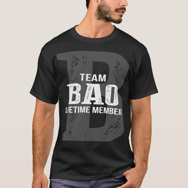 Team BAO Lifetime Member T-Shirt (Vorderseite)