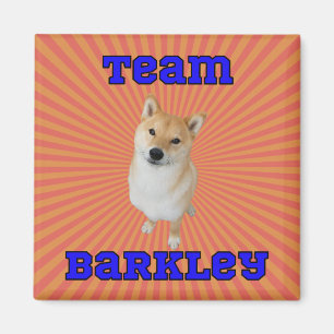 Team Barkley - 2 Zoll Square Magnet